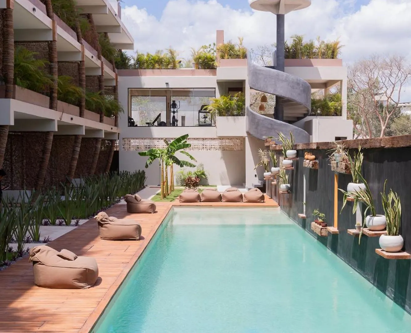 Apartment Studio Boutique Con Piscina Y Gimnasio En Bt Homes Tulum